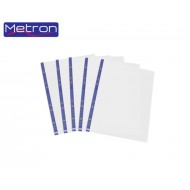 METRON ΖΕΛΑΤΙΝΗ (Π) Α4 ENIΣXΥΜΕΝΗ ΜΠΛΕ 100ΤΕΜΑΧΙΑ